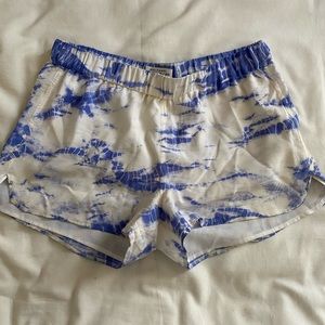 equipment tie dye silk shorts
